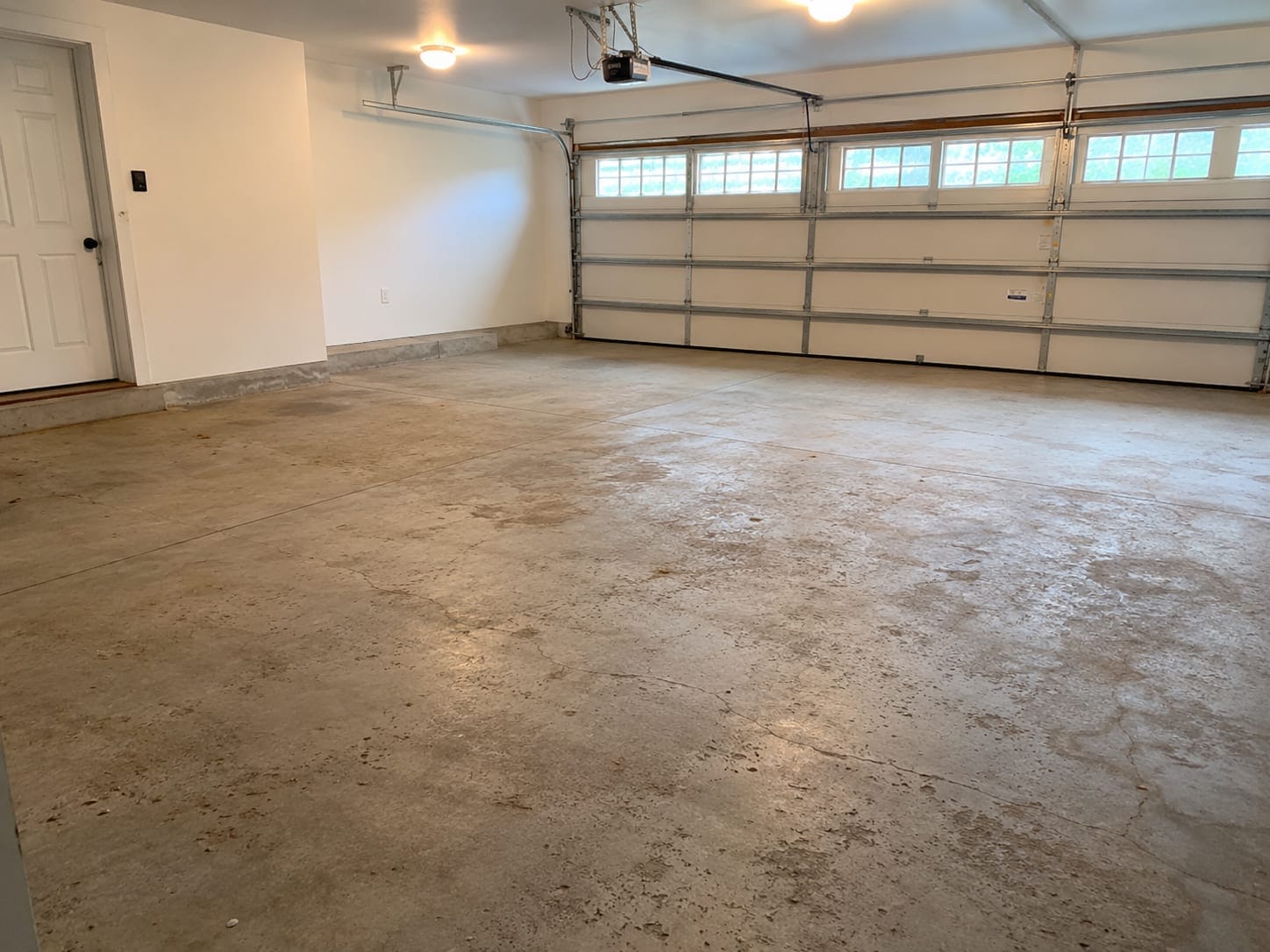 Before - raw concrete