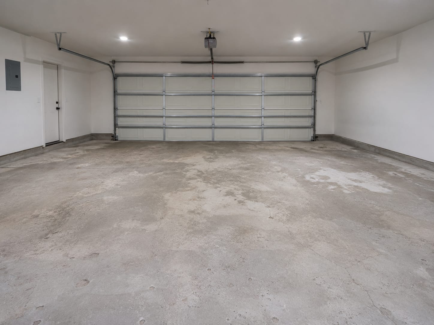 Before - raw concrete